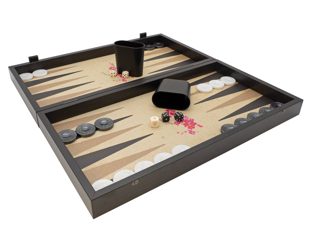 Das Manopoulos Oriental Cherry Blossom Backgammon-Set