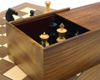 Das Bath-Schachset aus Ebenholz und Walnuss