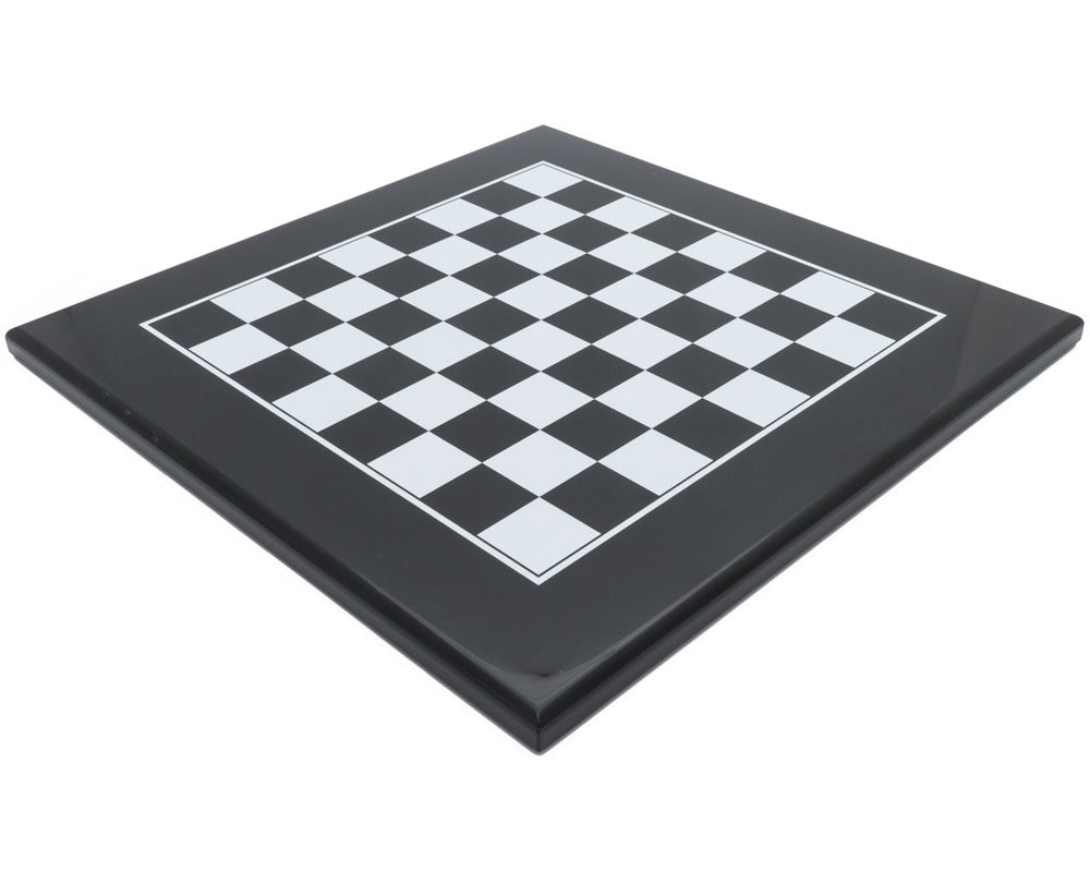 19,7 Zoll schwarz und weiß Intarsien Schachbrett von Italfama