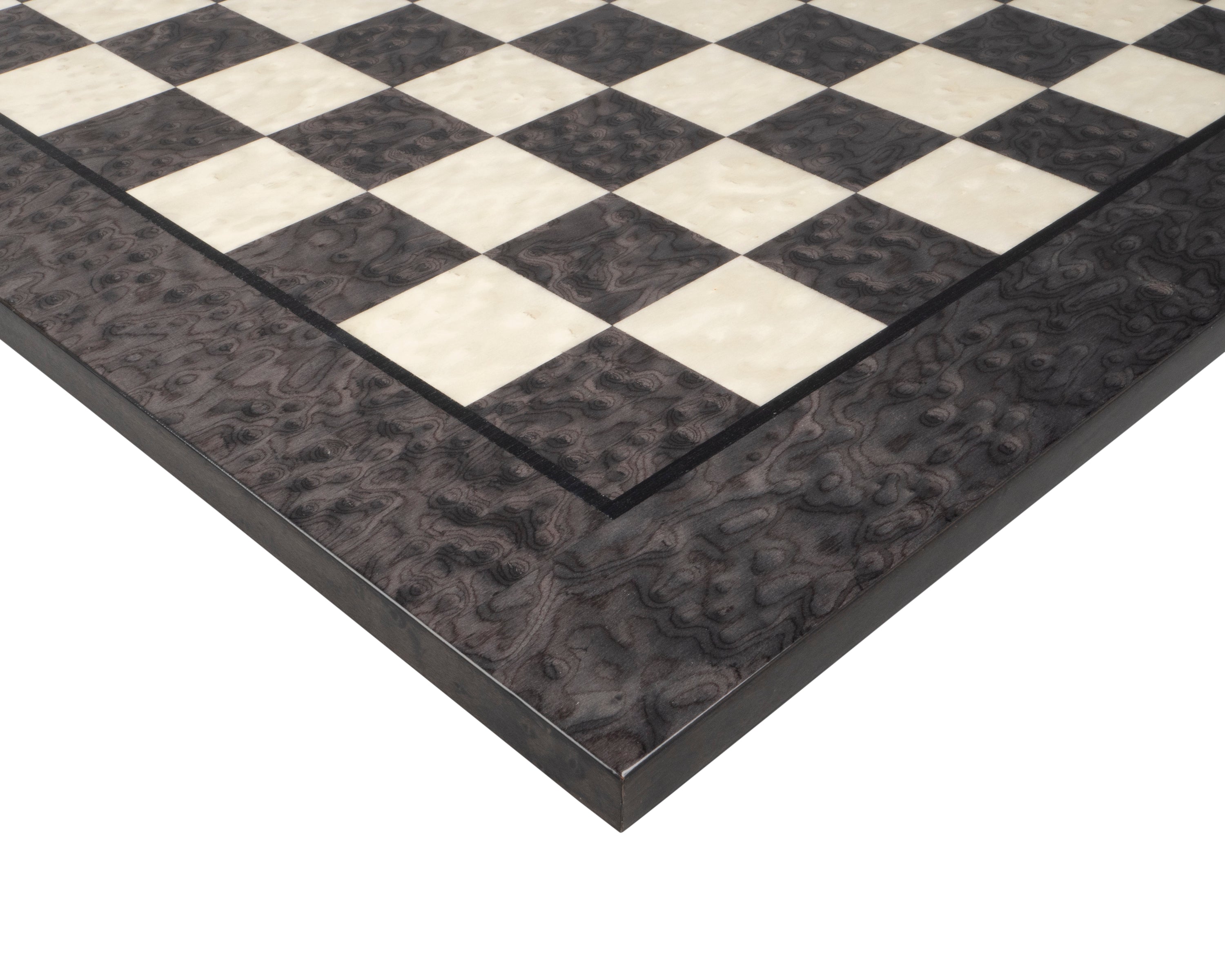 51 cm graues Erable-Schachbrett