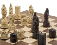 Berkeley Chess Englische Russet-Schachfiguren