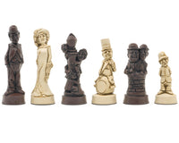 Berkeley Chess Movie Stars Russet-Schachfiguren