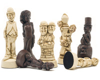 Berkeley Chess Movie Stars Russet-Schachfiguren