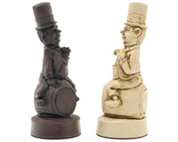 Berkeley Chess Movie Stars Russet-Schachfiguren