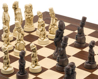 Berkeley Chess Movie Stars Russet-Schachfiguren