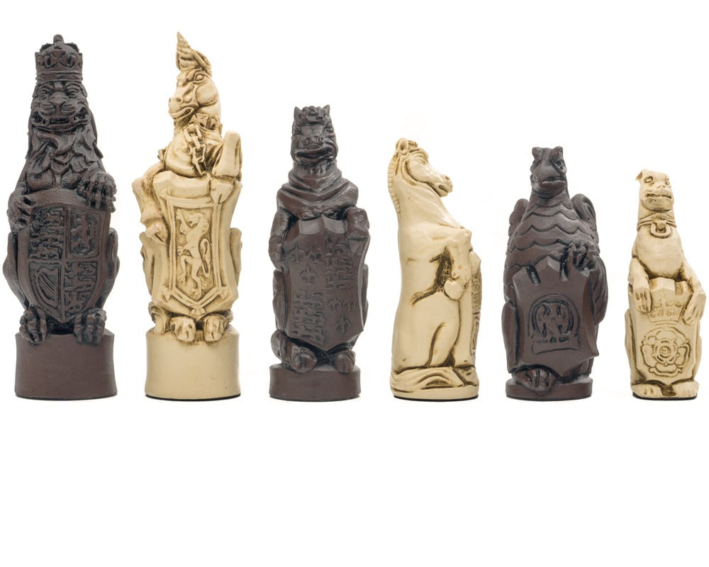Berkeley Chess Royal Beast Russet Schachfiguren