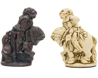 Berkeley Chess Alice im Wunderland rostbraune Schachfiguren