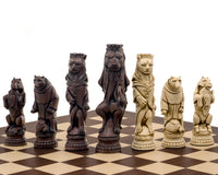 Berkeley Chess Reynard the Fox Russet Schachfiguren