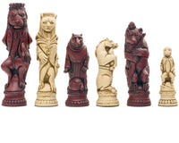 Berkeley Chess „Reynard the Fox Cardinal“ Schachfiguren