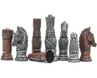 Berkeley Chess viktorianische Metallic-Schachfiguren