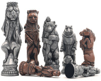 Berkeley Chess Reynard the Fox – Metallische Schachfiguren