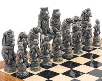 Berkeley Chess Reynard the Fox – Metallische Schachfiguren