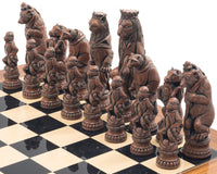 Berkeley Chess Reynard the Fox – Metallische Schachfiguren