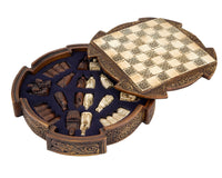 Isle of Lewis – kompaktes keltisches Schachset, 22,9 cm