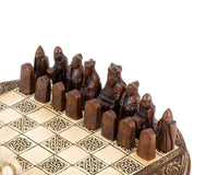 Isle of Lewis – kompaktes keltisches Schachset, 22,9 cm