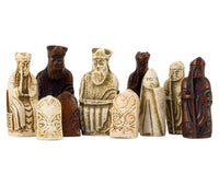 Isle of Lewis – kompaktes keltisches Schachset, 22,9 cm