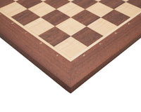 Intarsiertes Holzschachbrett Nr. 4, 40 cm, mit Notation