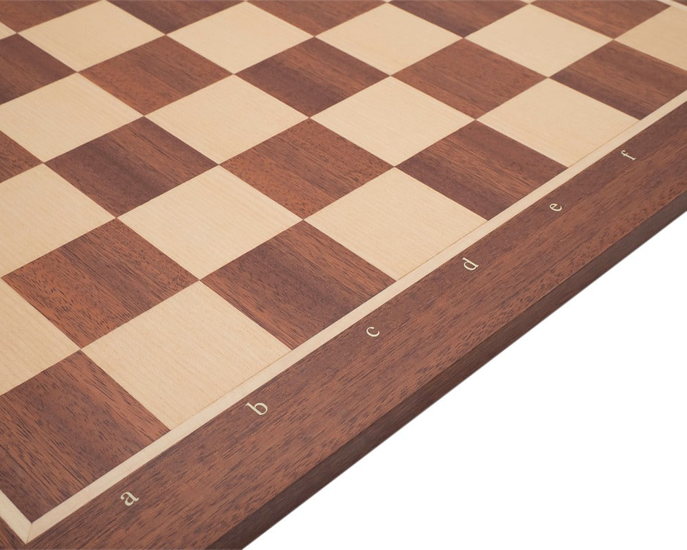 19 Zoll No.5 Intarsien-Schachbrett aus Holz mit Notation