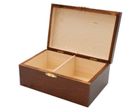 Nummer 5 Birkenholz Schachfigurenkoffer Dunkel