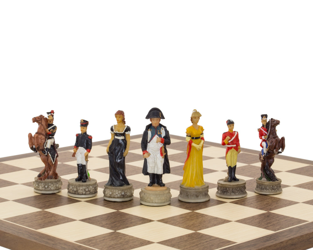 Schlacht von Waterloo Hand bemalt Thematische Schachfiguren von Italfama
