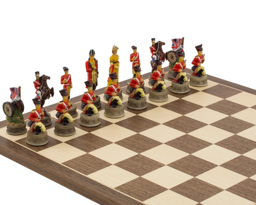 Schlacht von Waterloo Hand bemalt Thematische Schachfiguren von Italfama