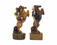Die handbemalten thematischen Schachfiguren 'British Vs Zulus' von Italfama