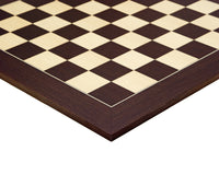 60 cm Deluxe-Schachbrett aus Wenge und Ahorn