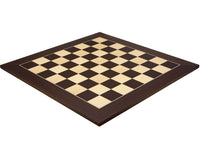 60 cm Deluxe-Schachbrett aus Wenge und Ahorn