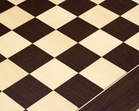 60 cm Deluxe-Schachbrett aus Wenge und Ahorn