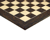 55 cm Deluxe-Schachbrett aus Tiger-Ebenholz und Ahorn