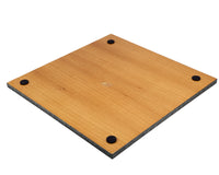 43 cm dunkelgraues Luxus-Schachbrett aus Ahorn- und Ulmenholz