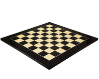 55 cm Hochglanz-Schwarz Anegre- und Ahorn Deluxe-Schachbrett