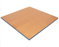 50 cm blau lackiertes Ahorn-Deluxe-Schachbrett