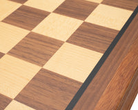50 cm Schachschrank mit Mahagoni-Rahmen und Schublade