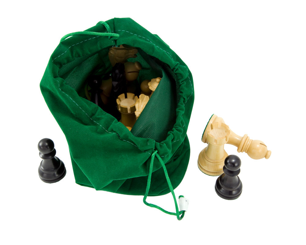 Grüne Draw String Schachfigur Tasche