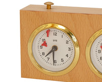 Holz-Schachuhr für Turniere - Helles Holz