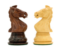Madrid-Serie Rosenholz-Luxus-Schachfiguren - 10 cm