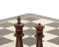 Madrid-Serie Rosenholz-Luxus-Schachfiguren - 10 cm