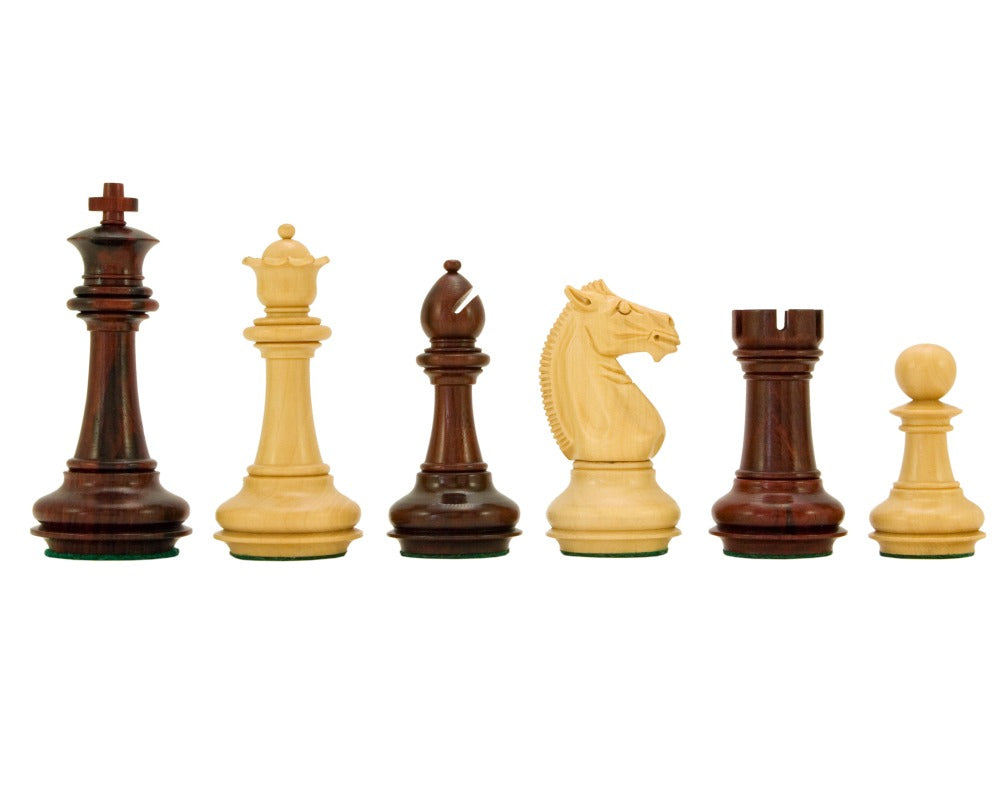 Templar Serie Rosenholz Luxus Schachfiguren 4 Zoll