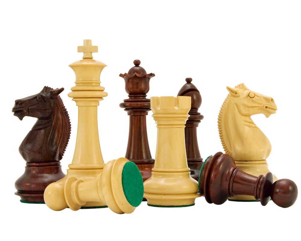 Templar Serie Rosenholz Luxus Schachfiguren 4 Zoll