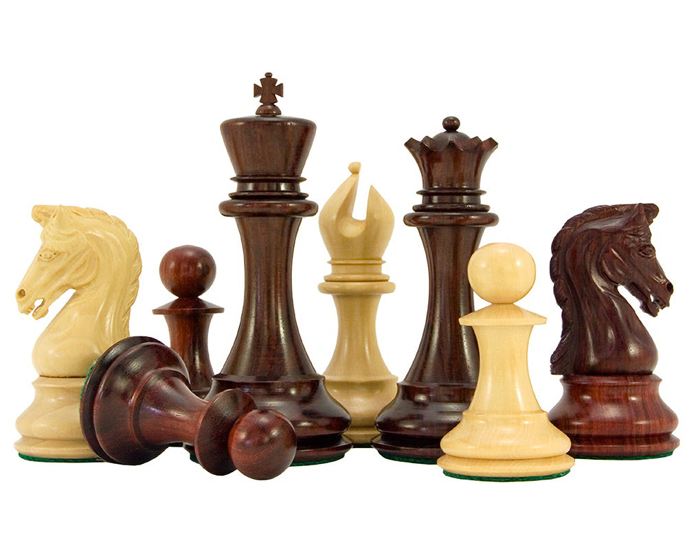 Eminence Serie Rosenholz Luxus Schachfiguren 4,5 Zoll