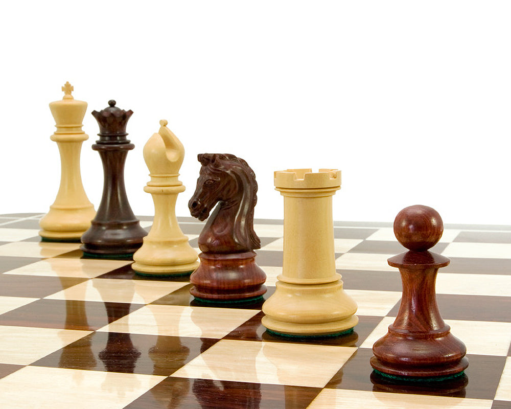 Eminence Serie Rosenholz Luxus Schachfiguren 4,5 Zoll