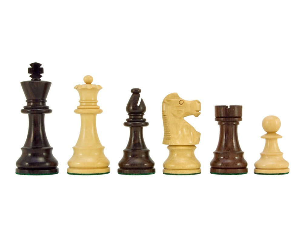 Französisch Ritter Serie Rosenholz Staunton Schachfiguren 3,25 Zoll