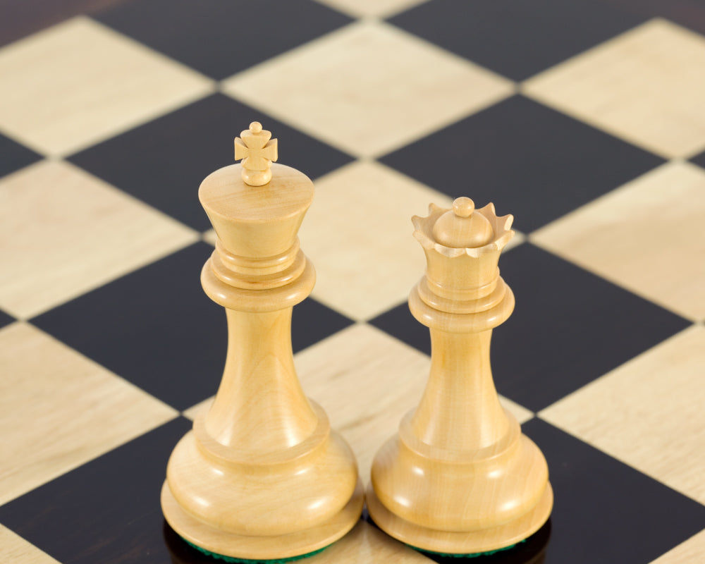 Sandringham Serie Palisander Schachfiguren 4 Zoll