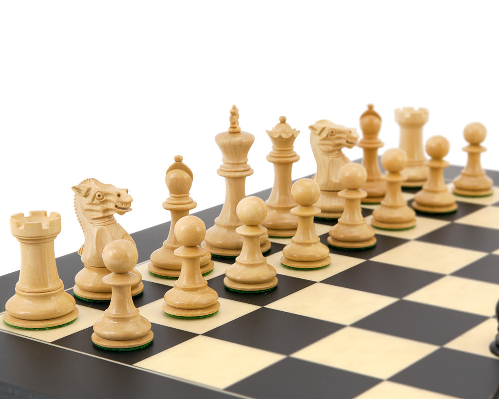 Highgrove Serie Ebenholz Staunton Schachfiguren 3 Zoll