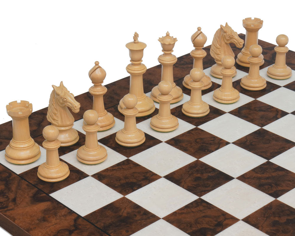 Klassische Staunton Ebenholz Bad Serie Schachfiguren 4,25 Zoll