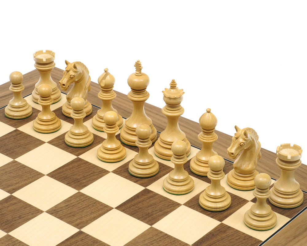 Die Garvi Ebenholz Schachfiguren 4 Zoll