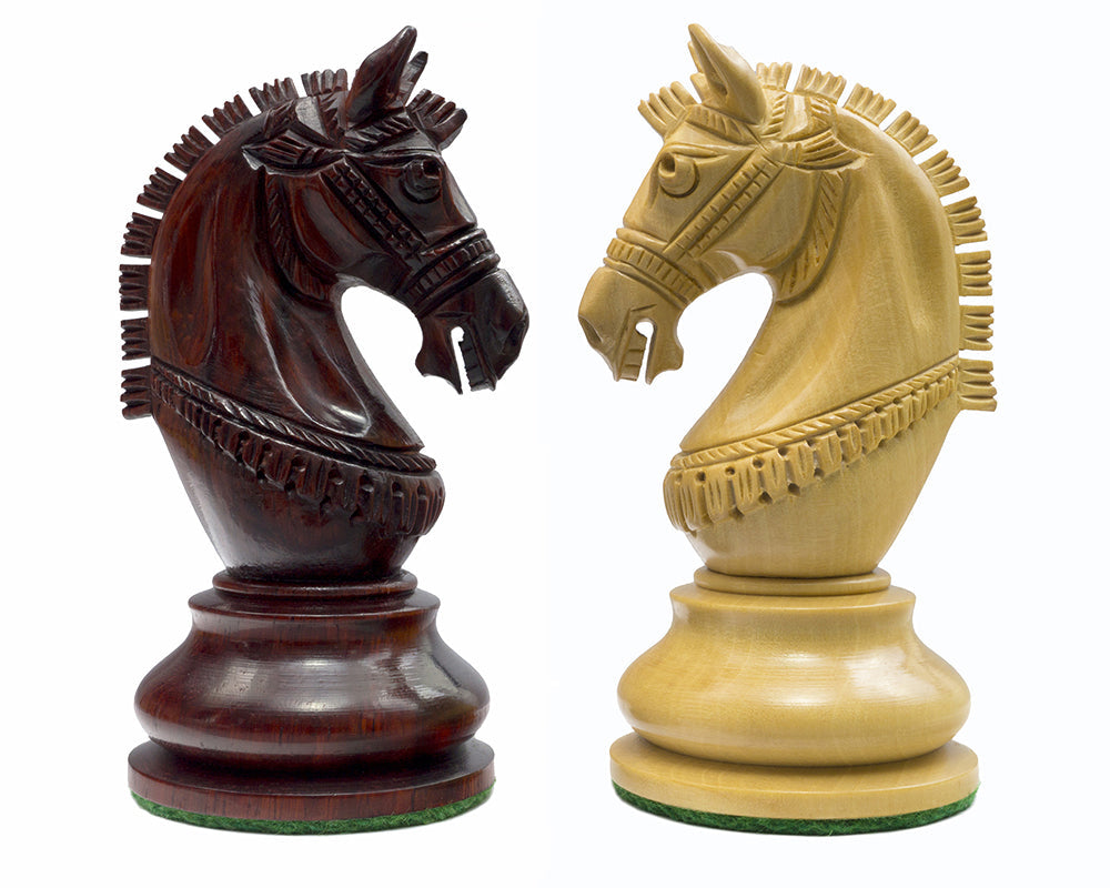 Die La Valletta Redwood Schachfiguren 4,5 Zoll