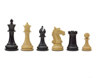 Columbus-Serie Ebenholz-Schachfiguren – 10,2 cm