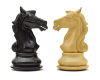 Columbus-Serie Ebenholz-Schachfiguren – 10,2 cm